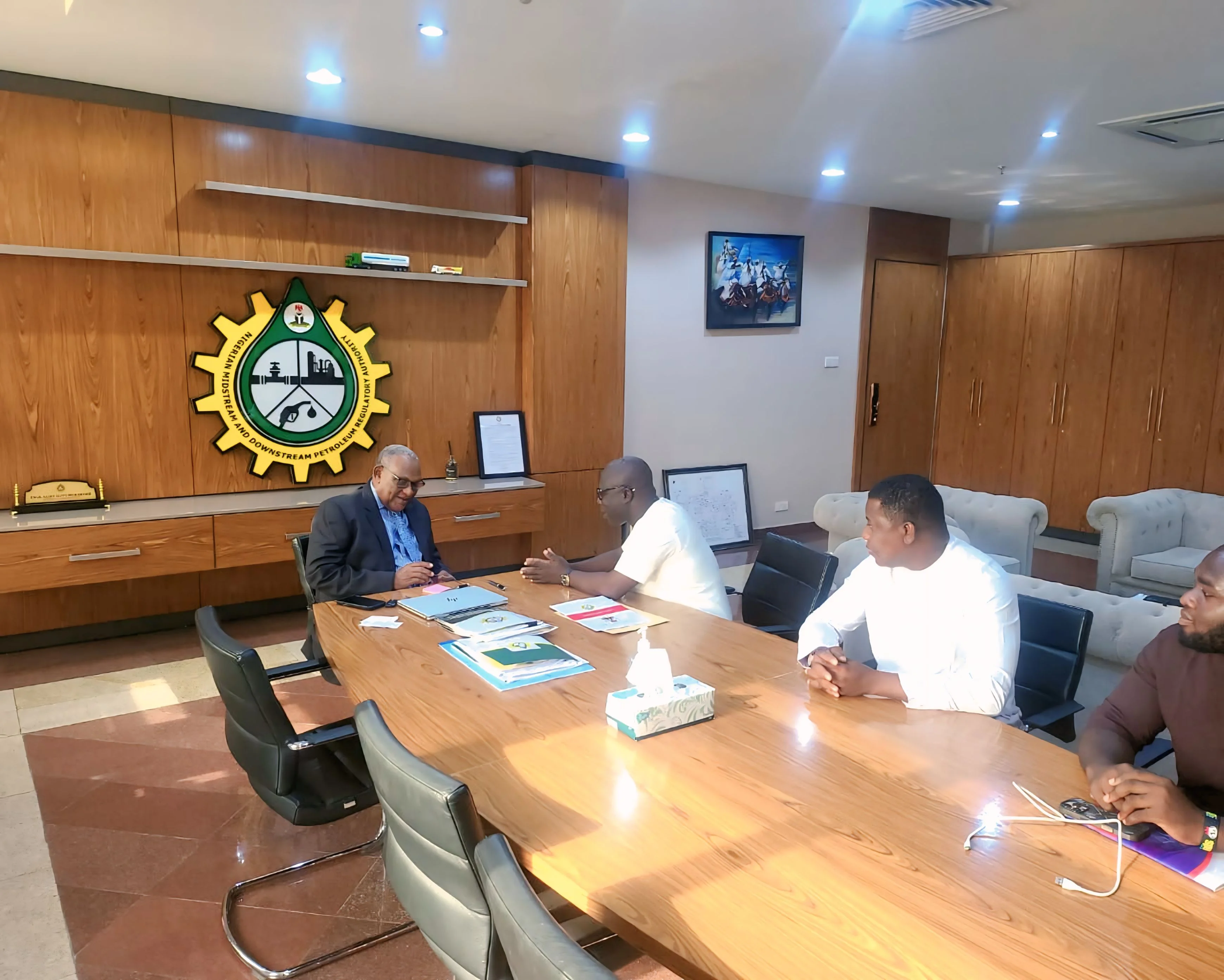 Dr Ebenezer Visits NMDPRA Chief Executive