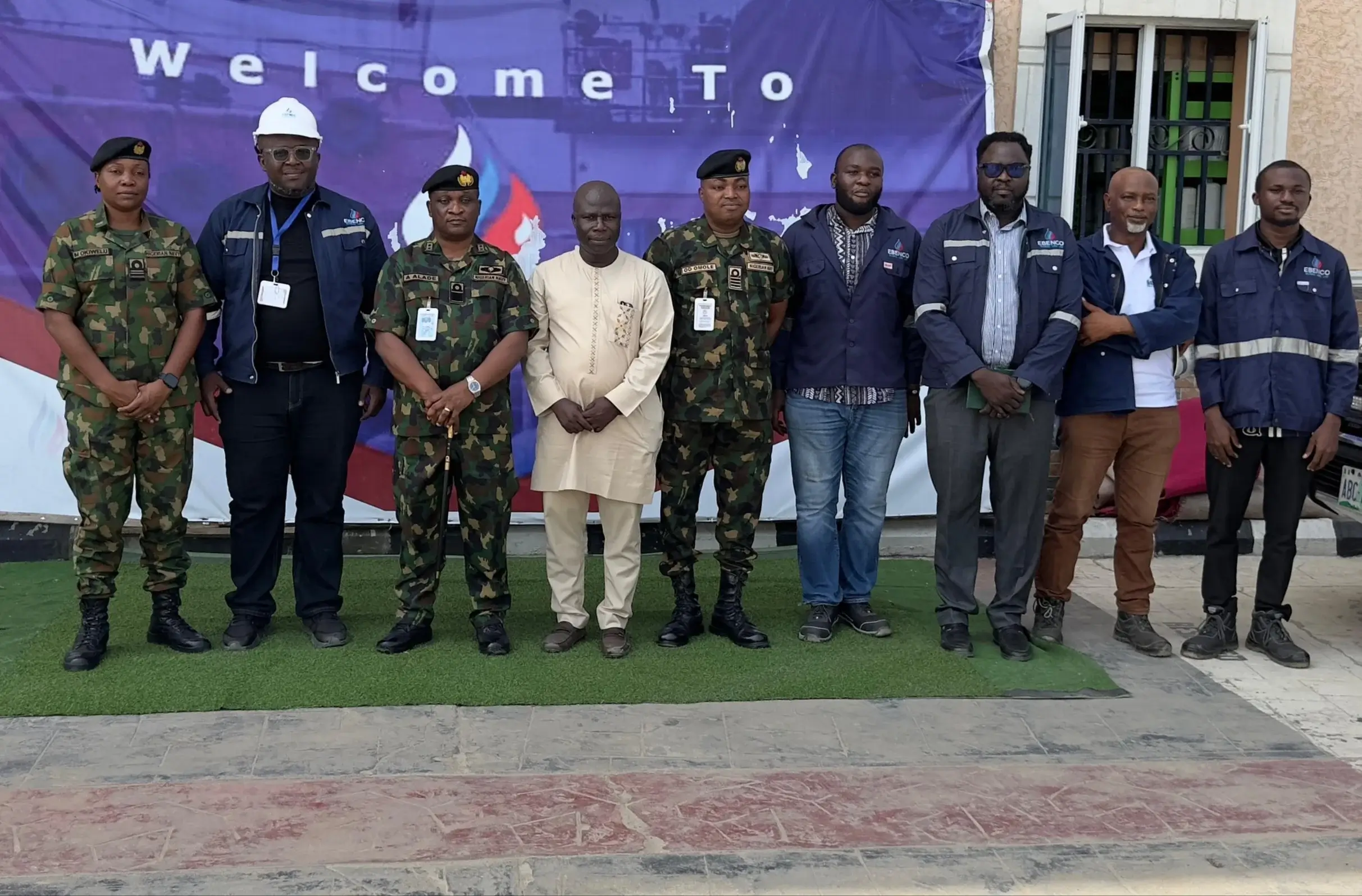 Navy Officers Visits Ebenco